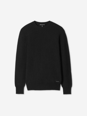 Black Sun Day Red 3D Knit Lightweight Crew | 503URQYAS