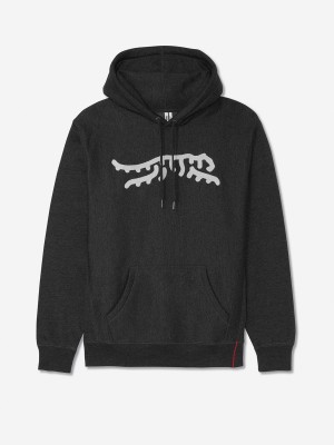 Charcoal/Light Gray Sun Day Red Luare Chain Stitch Hoodie | 653MGUYAQ