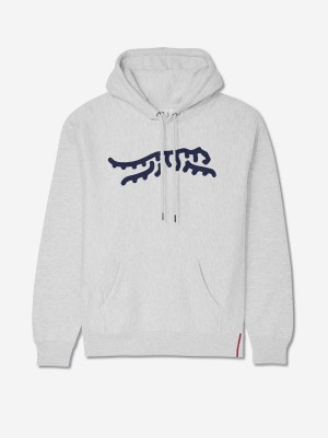 Light Gray/Navy Sun Day Red Luare Chain Stitch Hoodie | 879GKNUDP