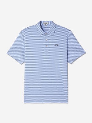 Medium Blue Stripe Sun Day Red Monterey Stripe Polo | 405JNZWTQ