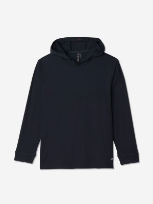 Navy Sun Day Red Training Dry Hoodie | 163AZSYOD