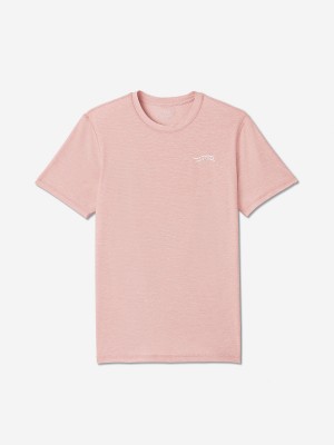 Pink Sun Day Red Performance Short Sleeve Tech Tee | 829INRLZV