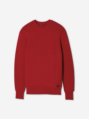 Sunday Red Sun Day Red 3D Knit Lightweight Crew | 078YHGABR