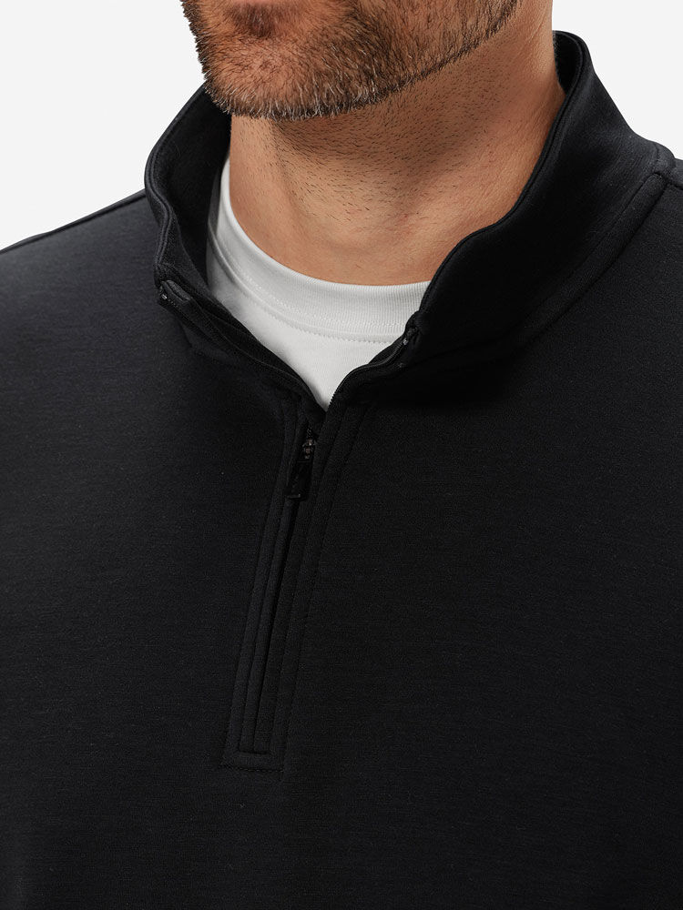 Black               Sun Day Red Hibrid Lightweight Quarter Zip | 132VQMURB