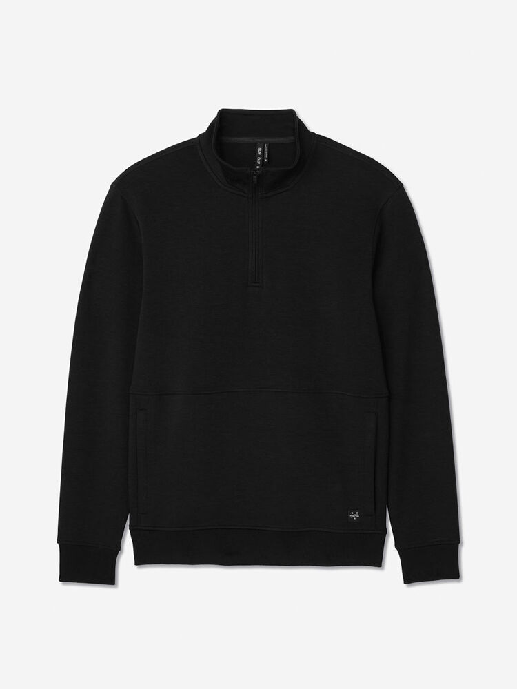 Black               Sun Day Red Hibrid Lightweight Quarter Zip | 132VQMURB