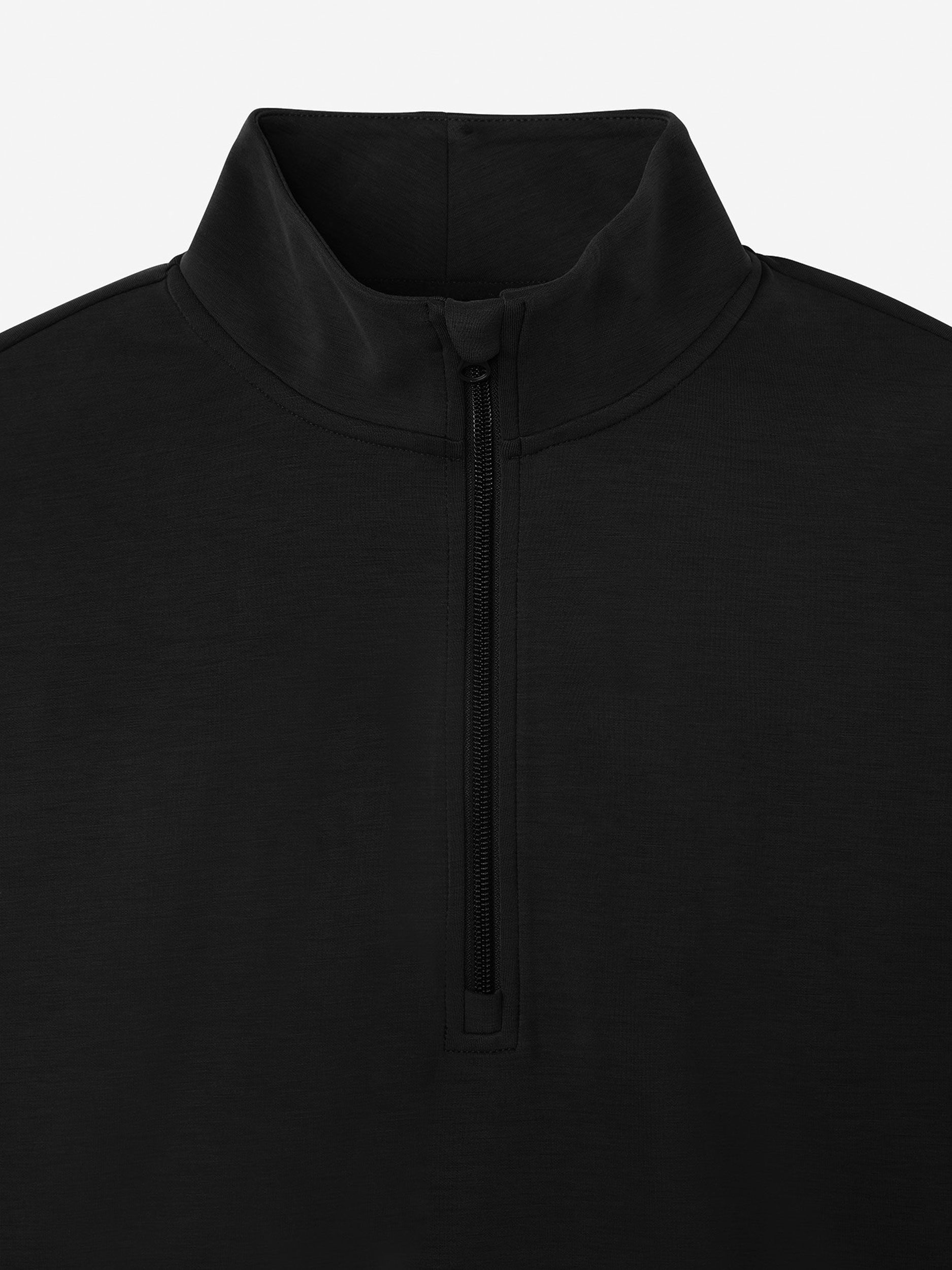 Black               Sun Day Red Luxe Lounge Midweight Quarter Zip | 571PBKZYR