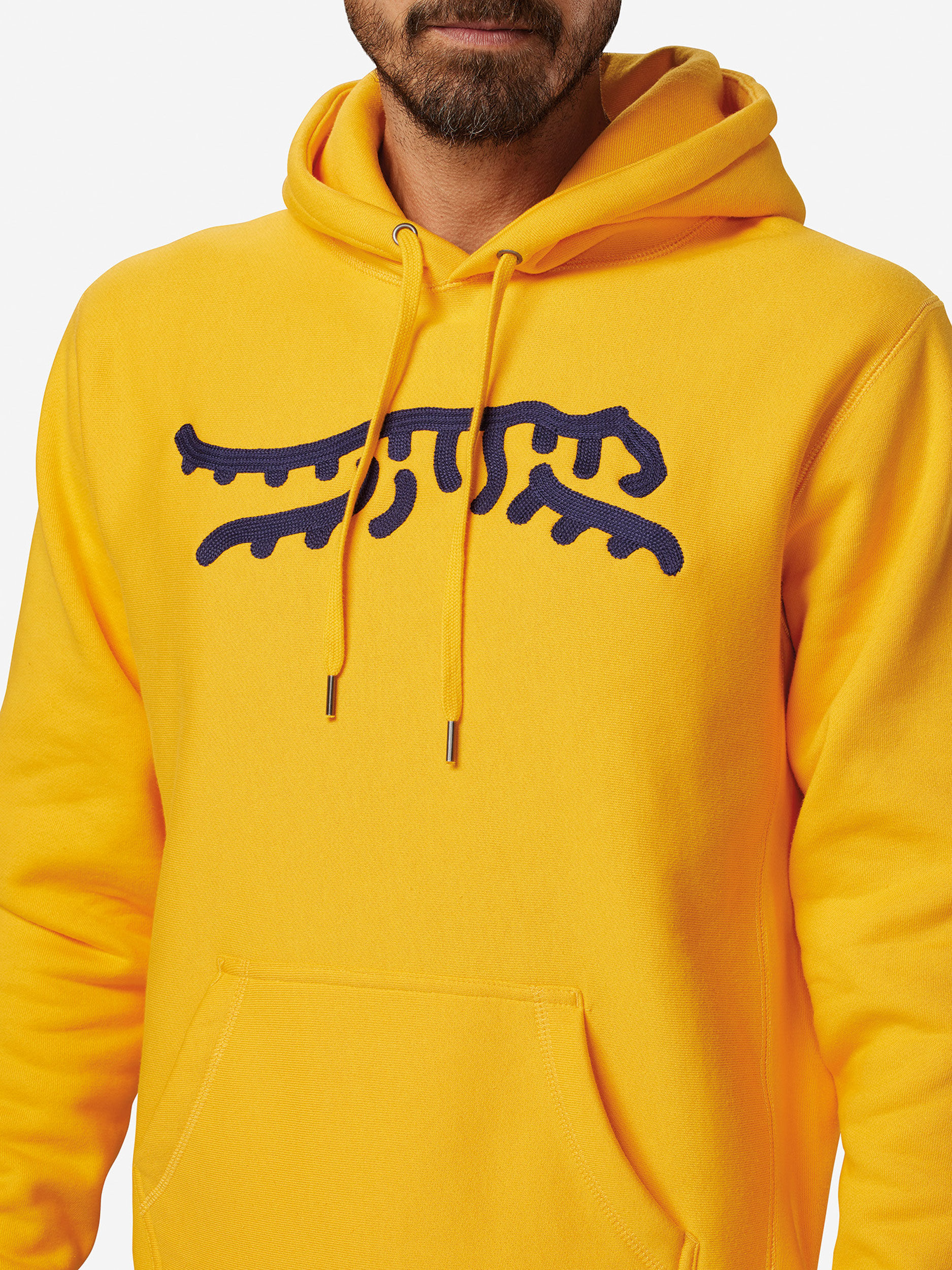 Gold/Navy               Sun Day Red Luare Chain Stitch Hoodie | 425GICVTS