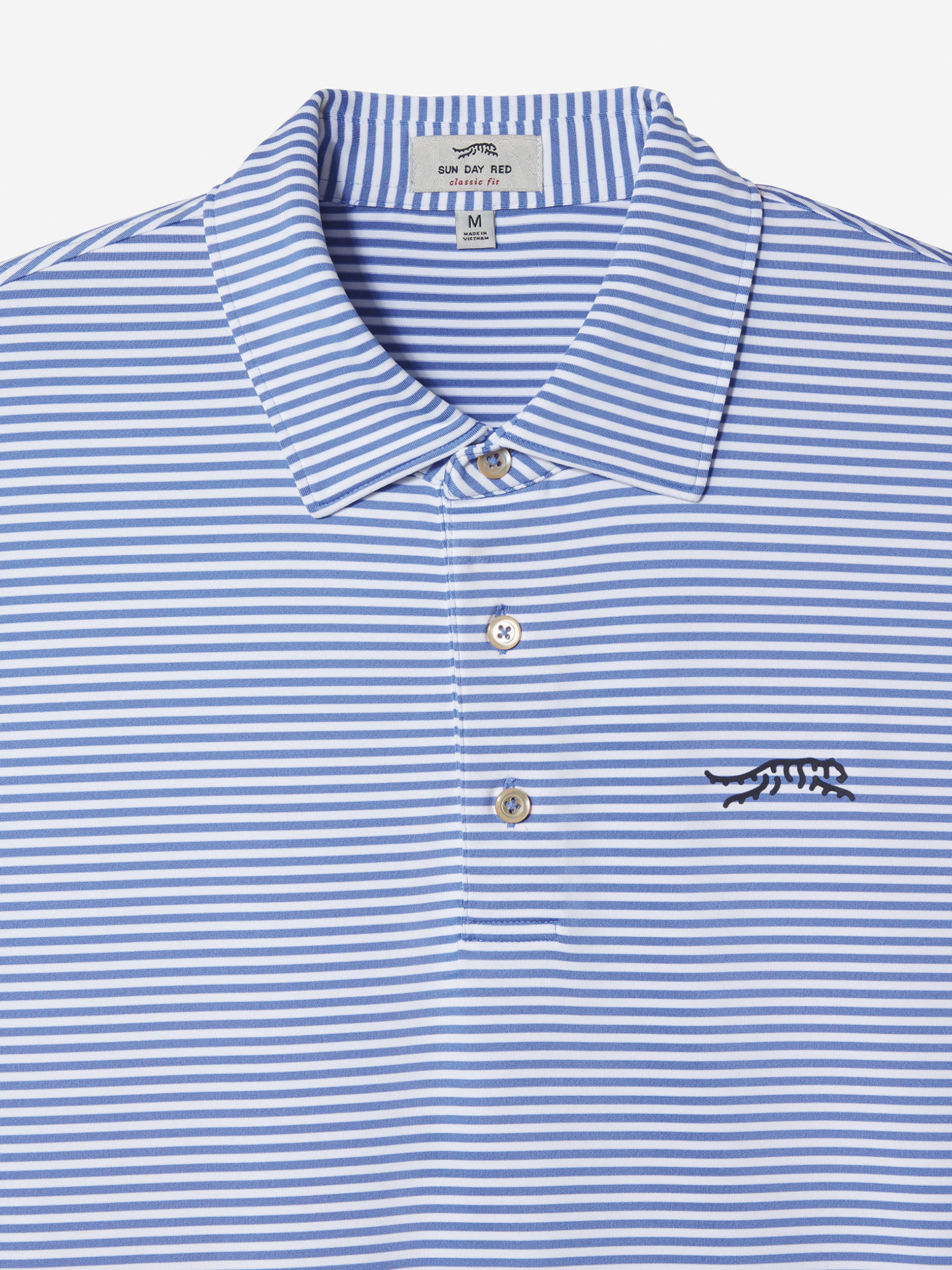 Medium Blue Stripe               Sun Day Red Monterey Stripe Polo | 405JNZWTQ