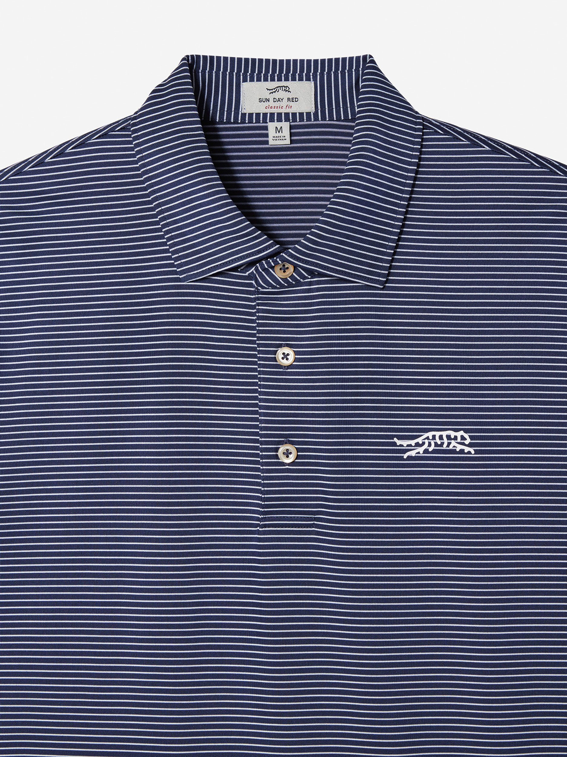 Medium Blue               Sun Day Red Classic Stripe Polo | 502FJPHOR