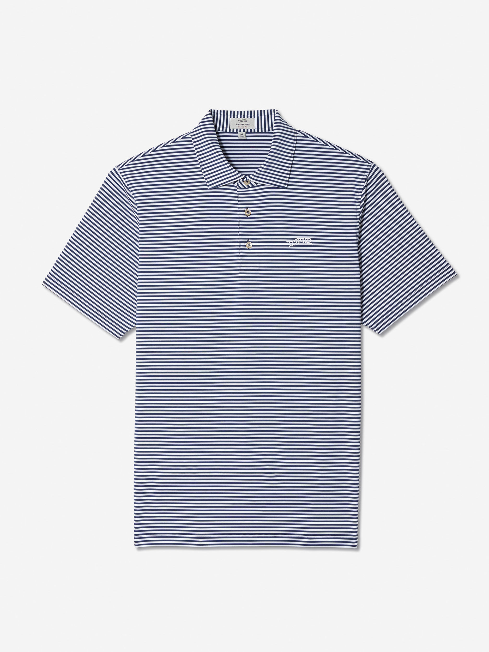 Navy White Stripe               Sun Day Red Monterey Stripe Polo | 341MZHCTS