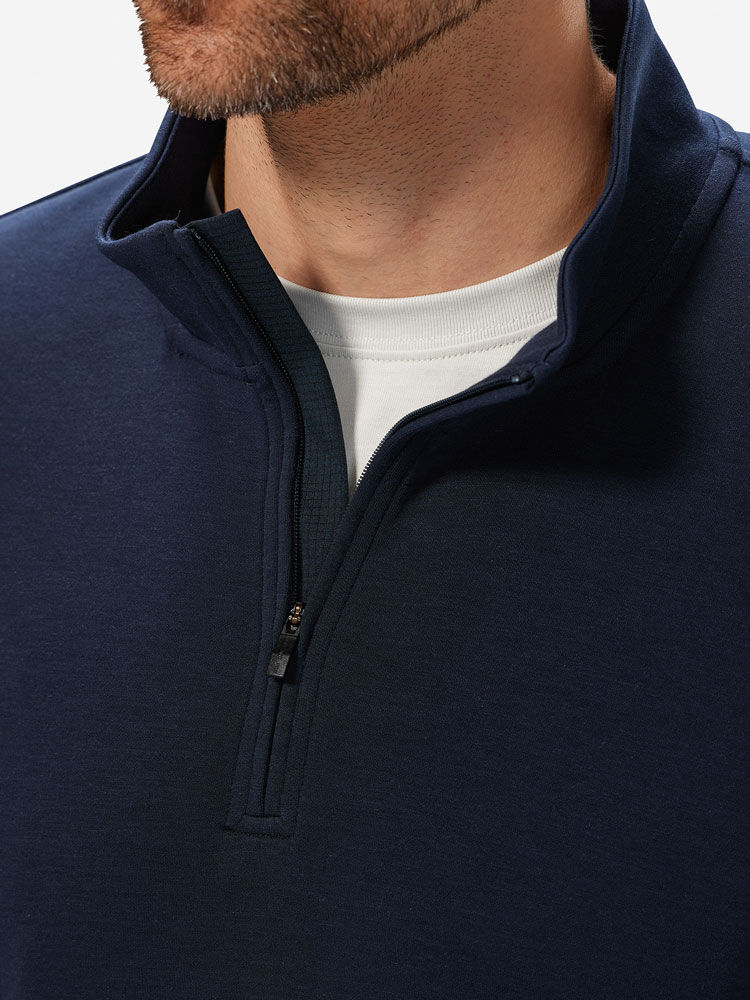 Navy               Sun Day Red Hibrid Lightweight Quarter Zip | 752YODMWG