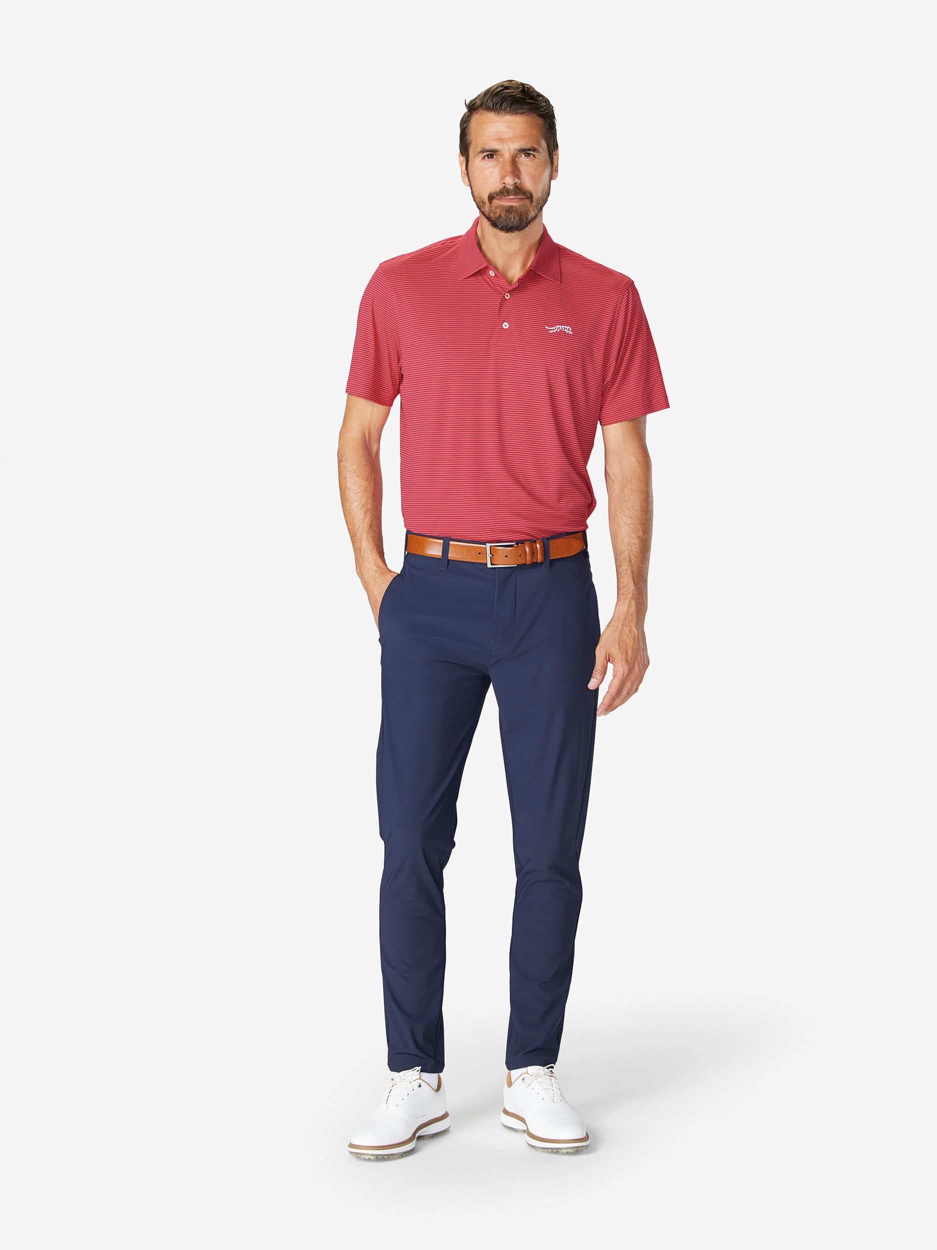 Pink Navy Stripe               Sun Day Red Heritage Micro Stripe Polo | 415TVIKQY