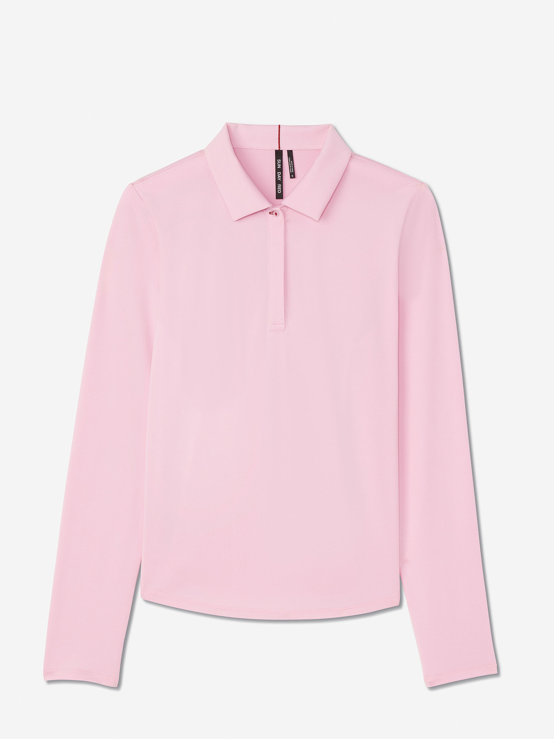 Pink               Sun Day Red Long Sleeve Performance Victoria Polo | 512AVITQD