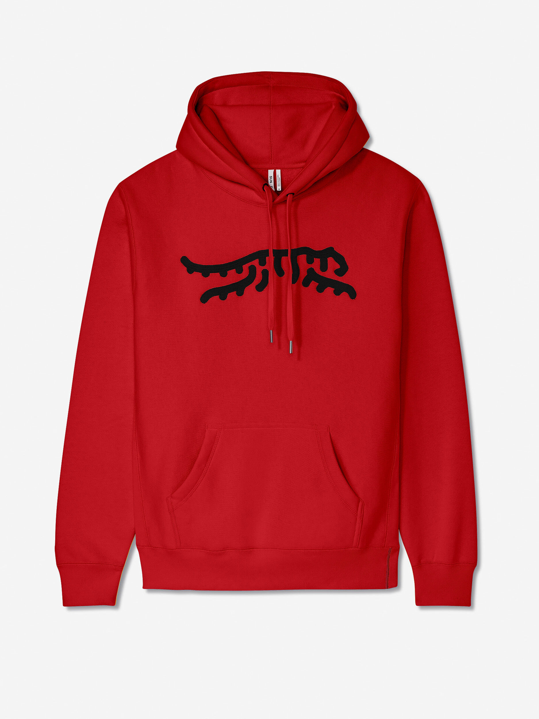 Red/Black               Sun Day Red Luare Chain Stitch Hoodie | 105GJBMTN