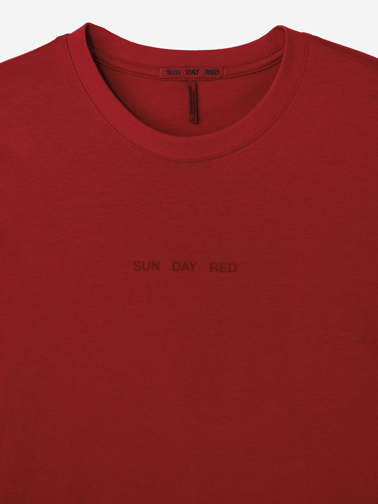 Sunday Red               Sun Day Red Long Sleeve Dark Matter T-Shirt | 359NSYEFP