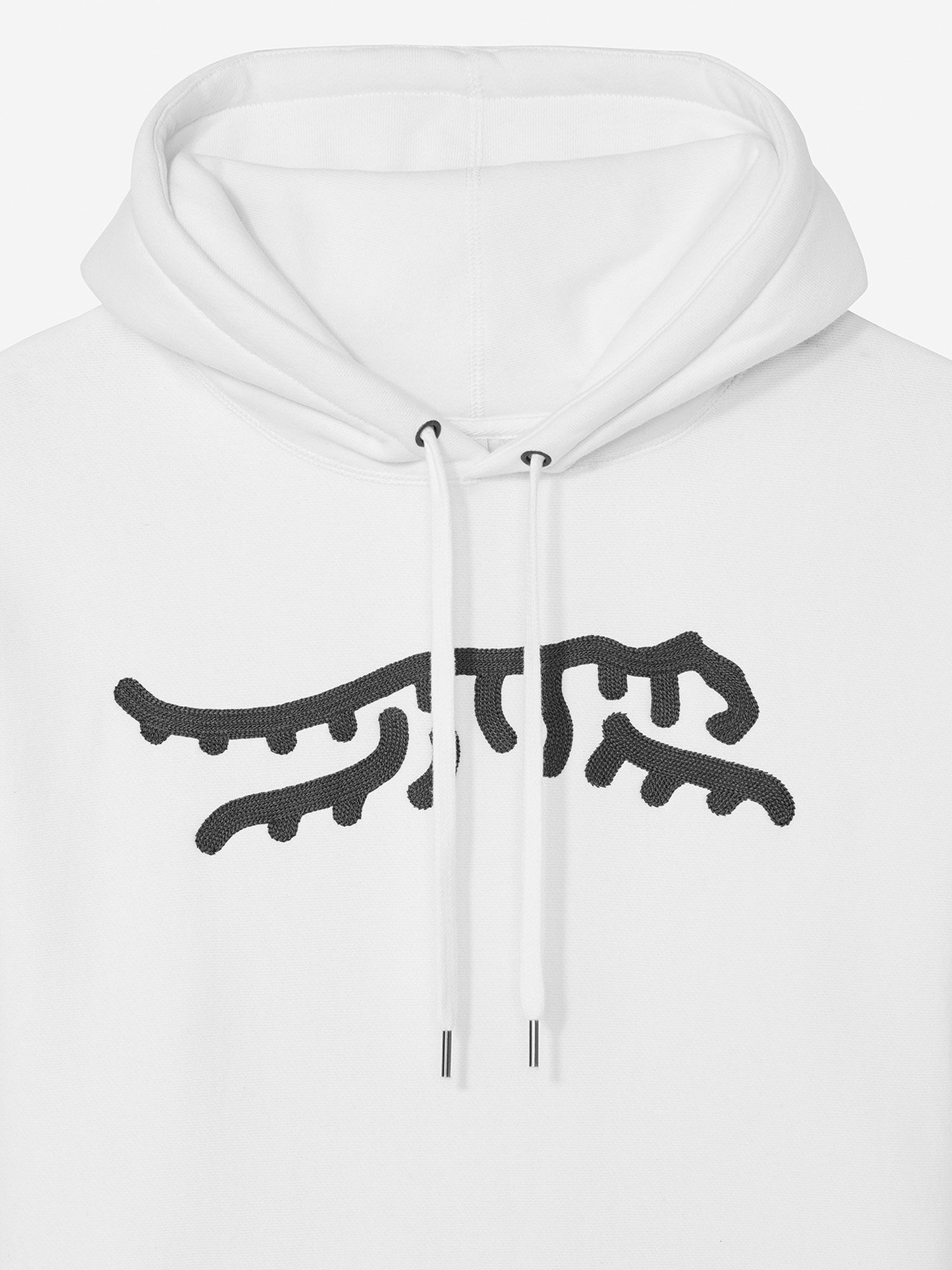 White/Gray               Sun Day Red Luare Chain Stitch Hoodie | 640HWTMVO