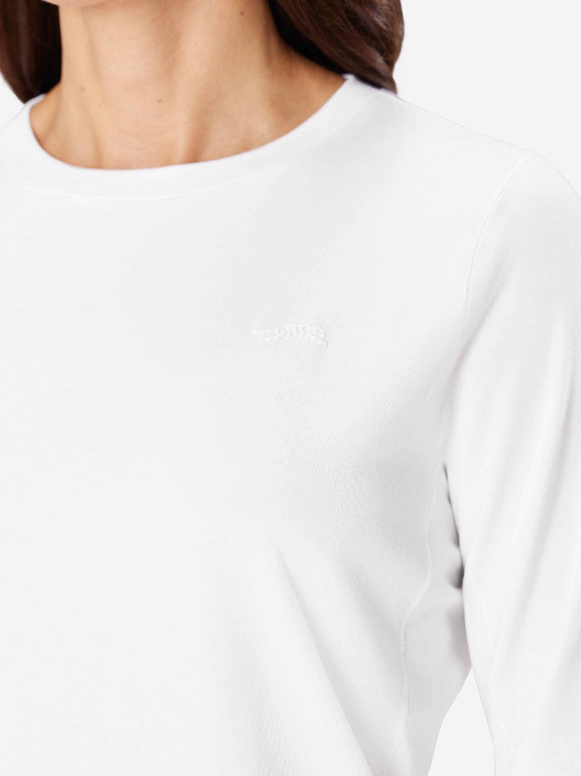 White               Sun Day Red Long Sleeve Performance Mini Icon T-Shirt | 361ACKDFL