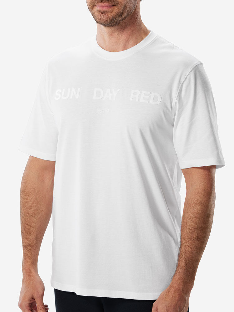 White               Sun Day Red SunDay T-Shirt | 739EUXDZP